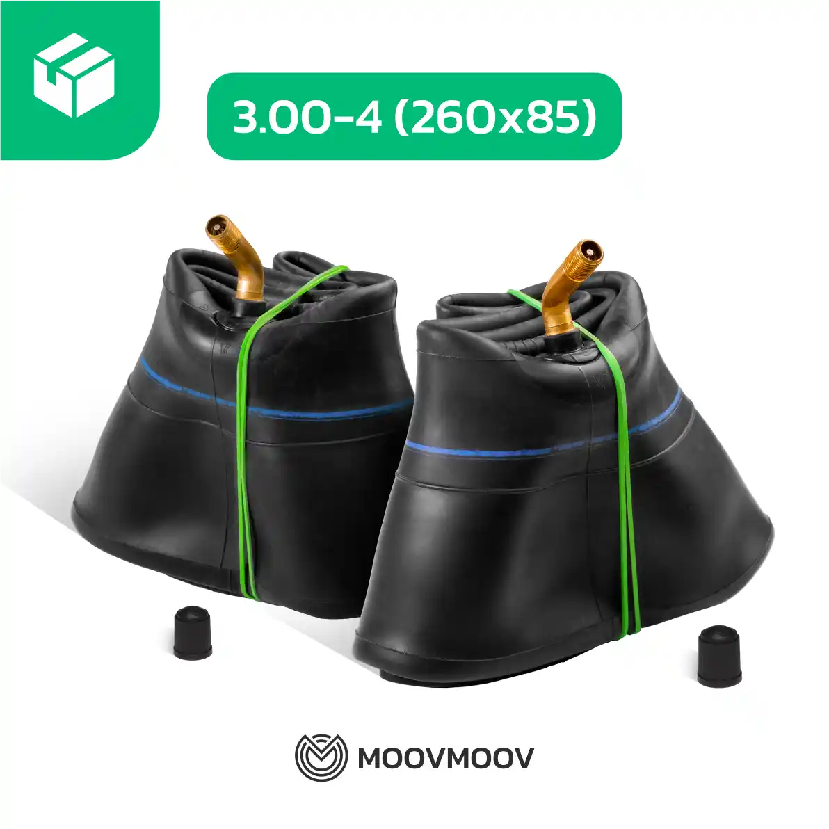 2 cámaras de aire 3.00-4 diablo válvula curva