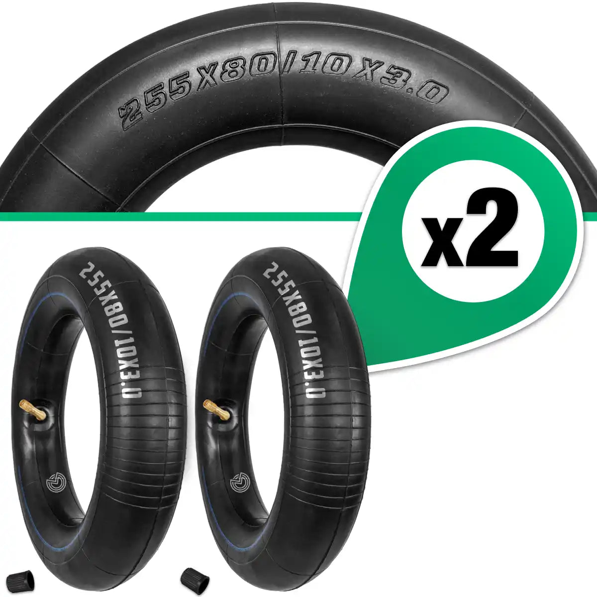 Cámara de aire 10 pulgadas patinete eléctrico 10 x 3