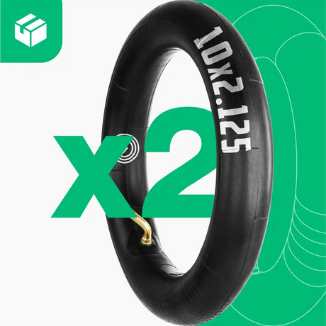 Cámara de aire 10 pulgadas válvula curva patinete 10x2.125