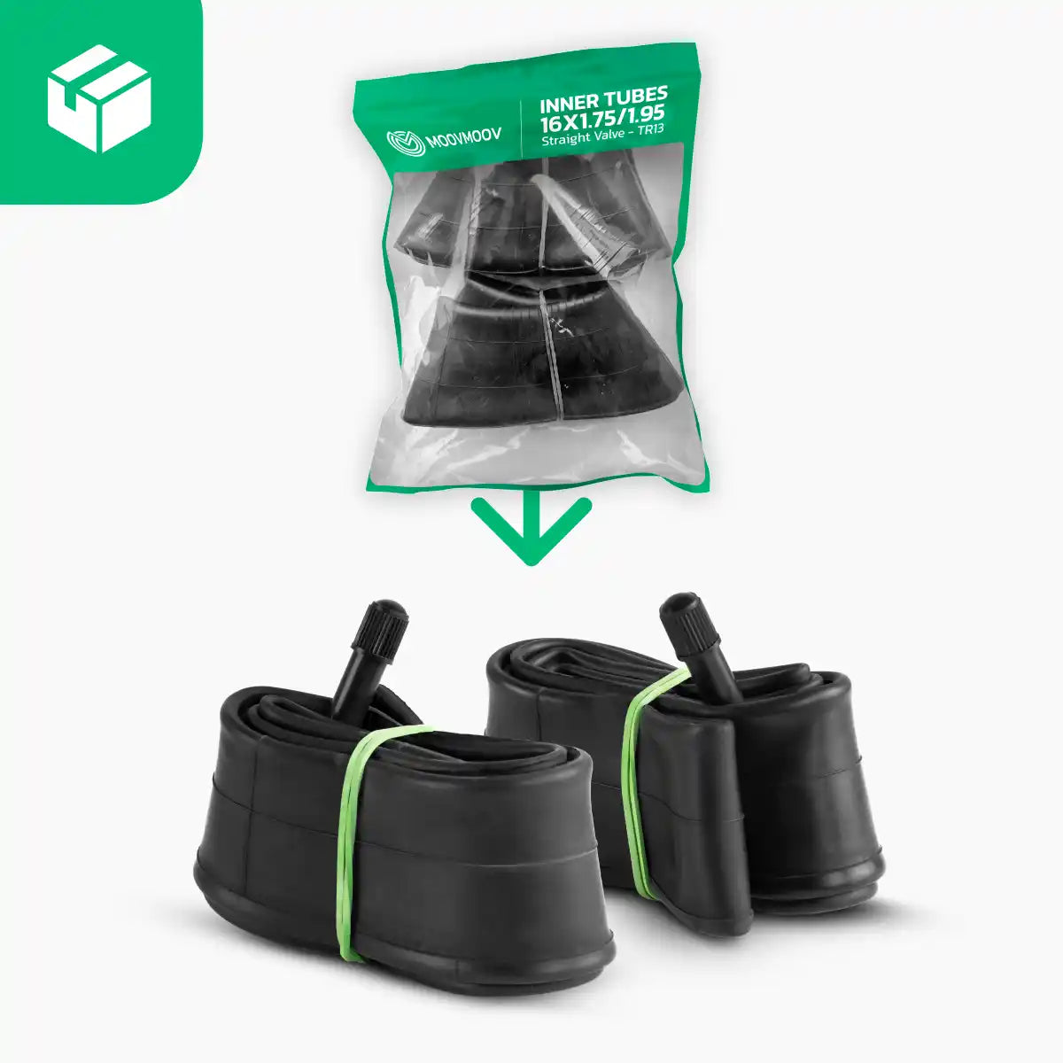 Cámara de aire 16 x 1 75 1 95 bicicleta sin pedales