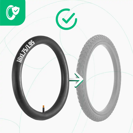 Cámara de aire 18 pulgadas válvula recta