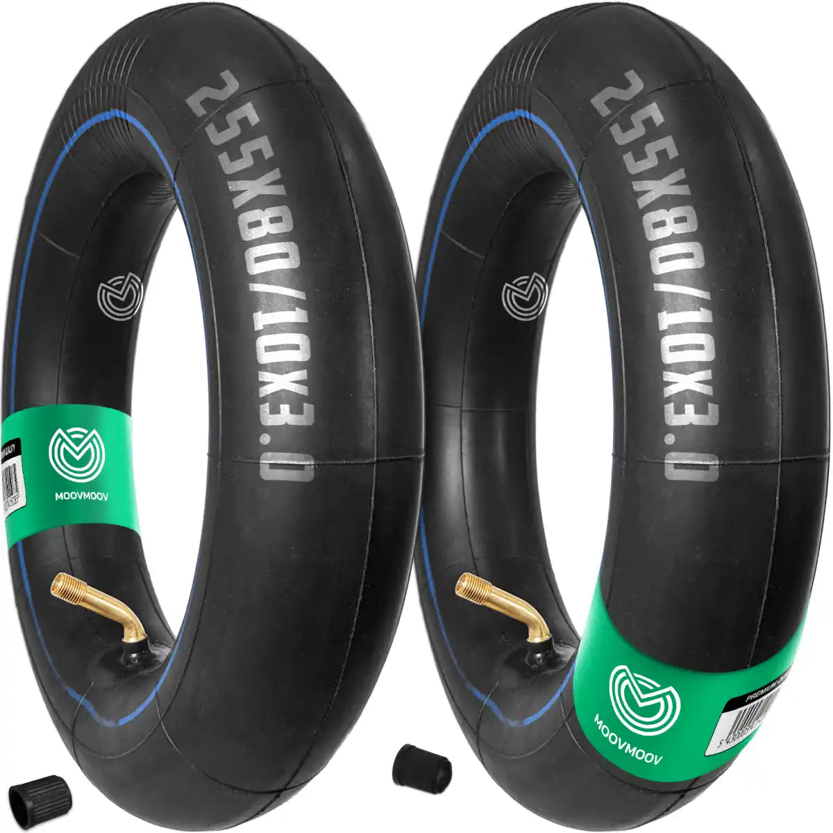 Cámara de aire 255 x 80 válvula acodada 45 90