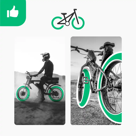 Cámara de aire 26 x 4 bicicleta de montaña