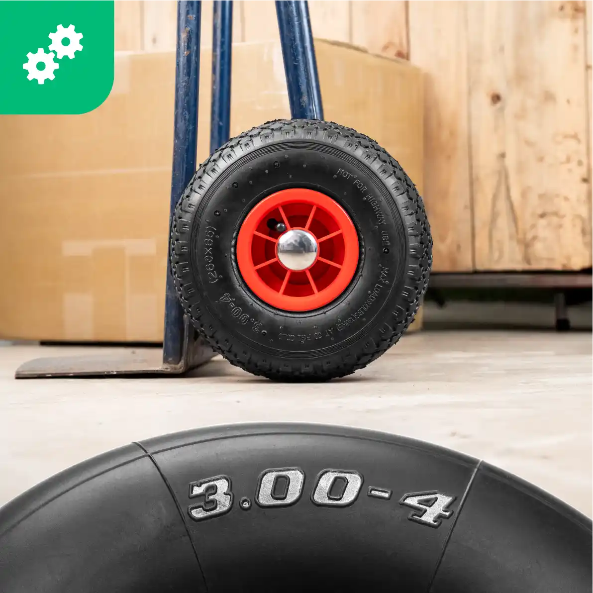 Cámara de aire 3.00-4 diablo válvula acodada