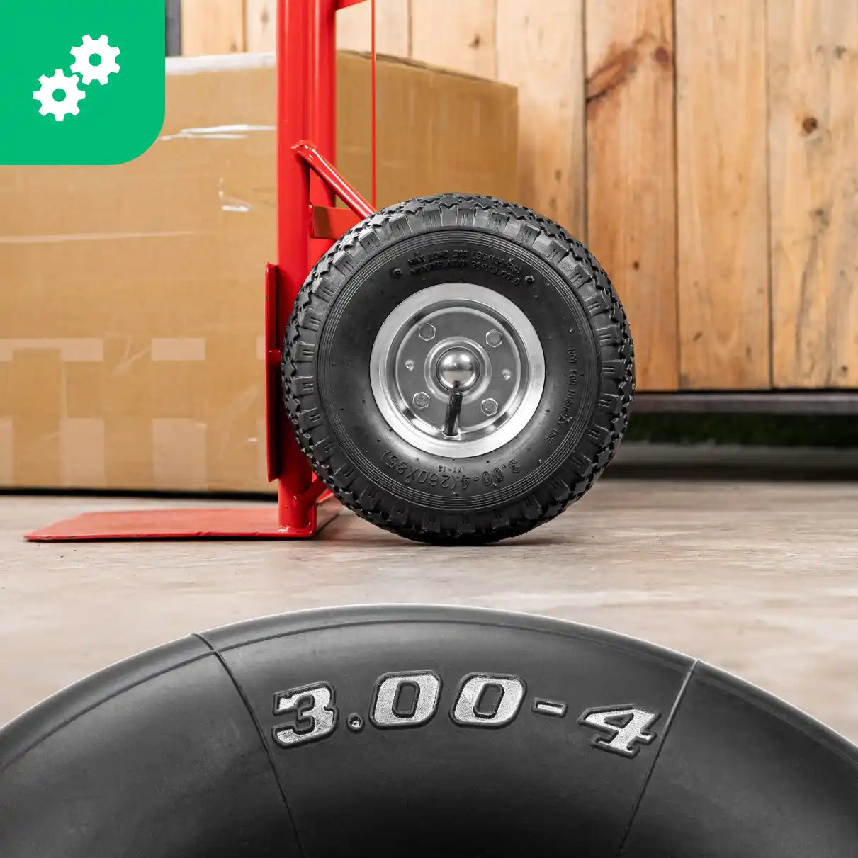 Cámara de aire 3.00-4 diablo válvula recta