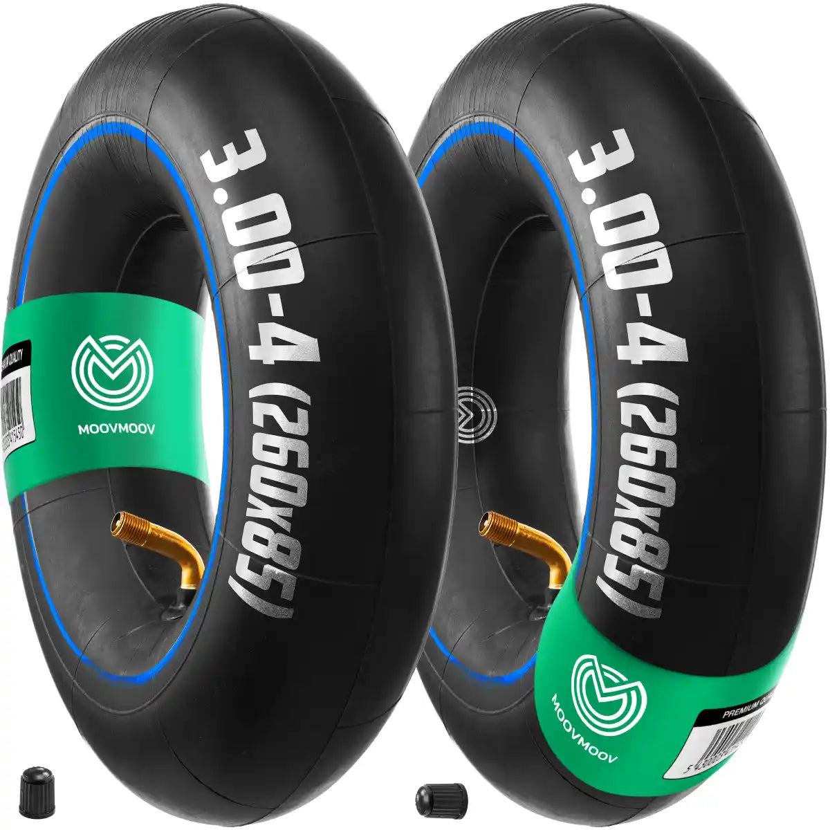 Cámara de aire 3.00-4 válvula acodada