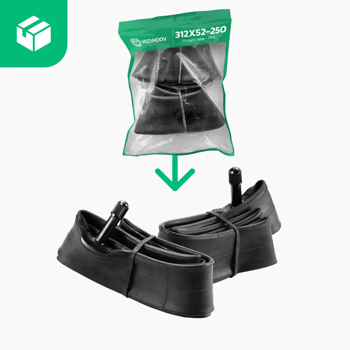 Cámara de aire 312 x 52 250 high trek bebe confort