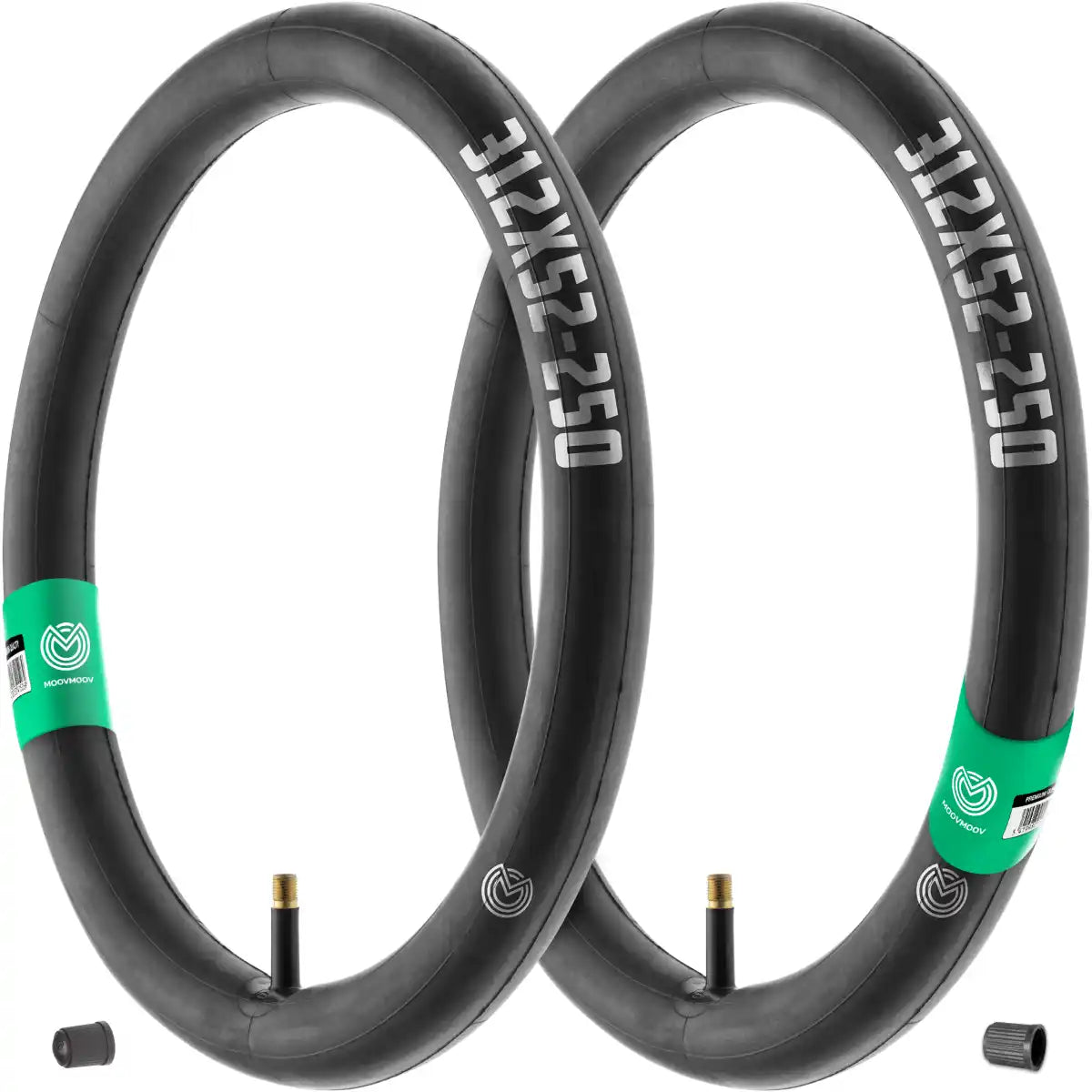 Cámara de aire 312 x 52 250 válvula recta