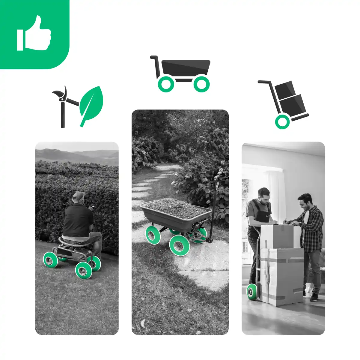 Cámara de aire 4.10/3.50-4 carretilla válvula recta