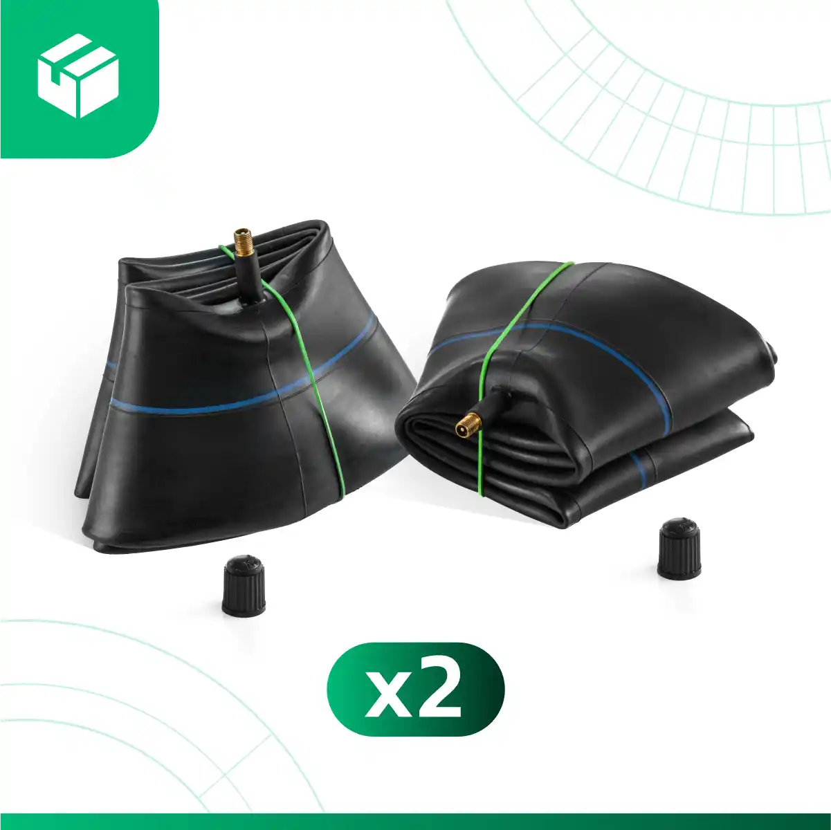 Cámara de aire 4 80 remolque de jardín