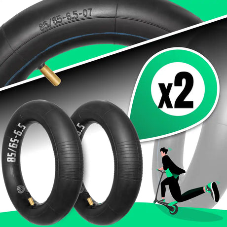 Cámara de aire 85 65 6 5 patinete eléctrico válvula recta