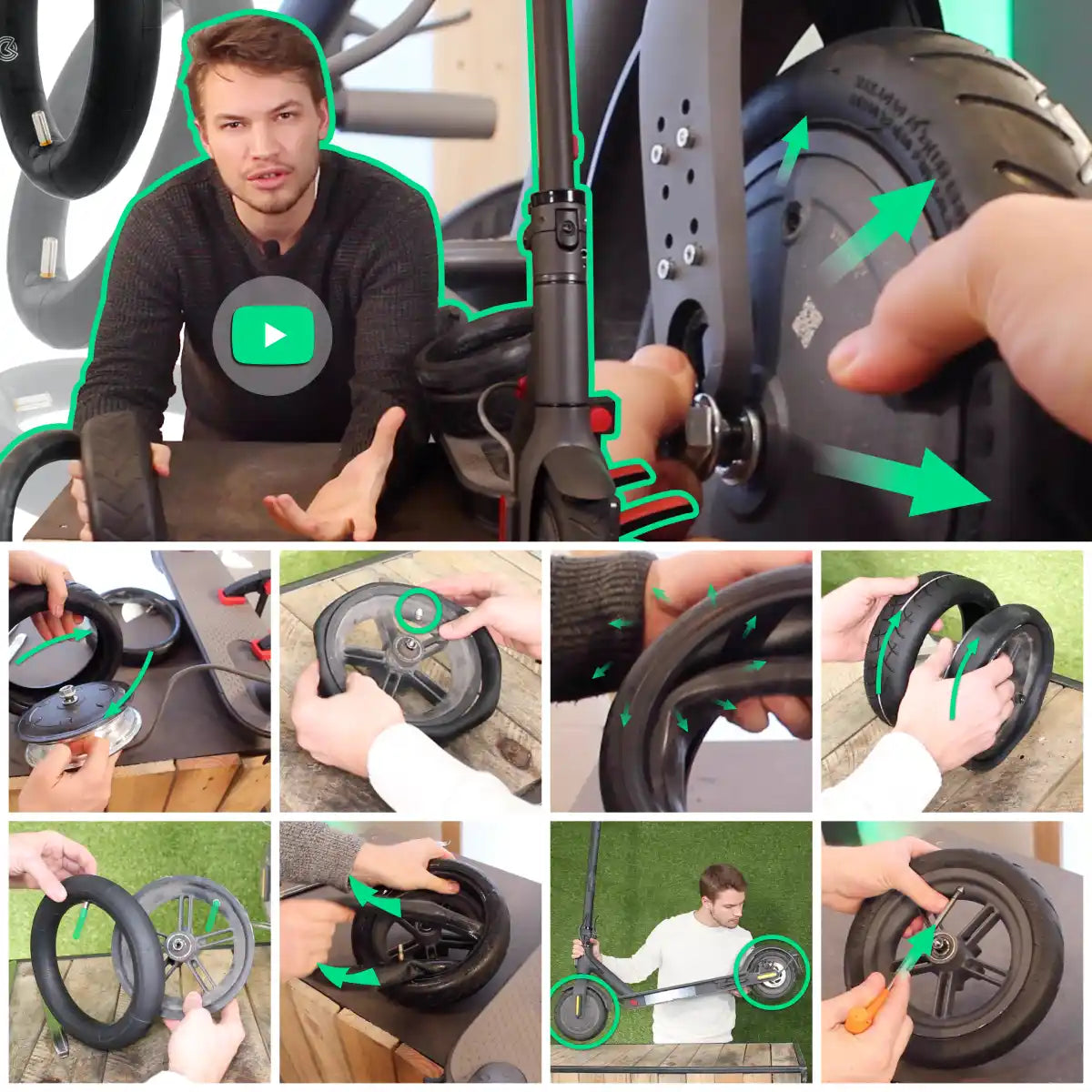 Cámara de aire de butilo 8 1/2x2l