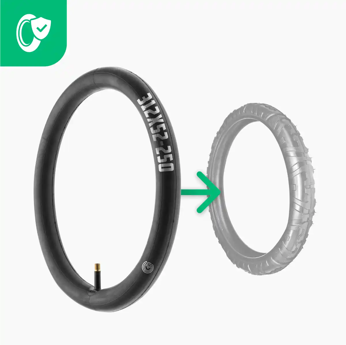 Cámara de aire para bicicleta de equilibrio 12 pulgadas