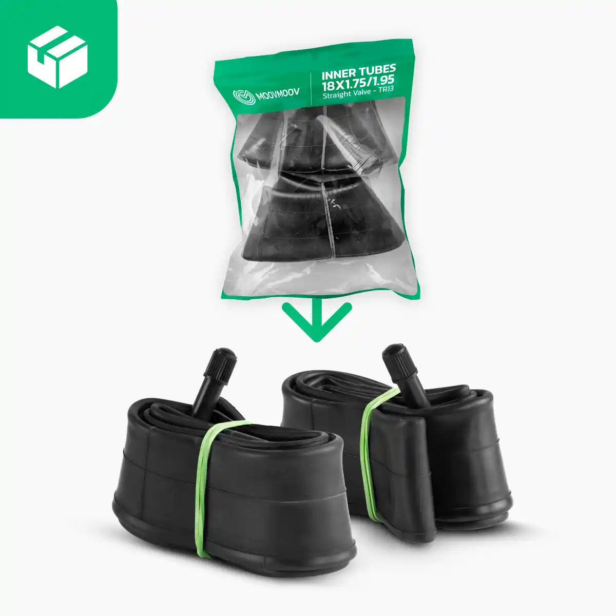 Cámara de aire para bicicleta de equilibrio 18 x 1 75 1 95