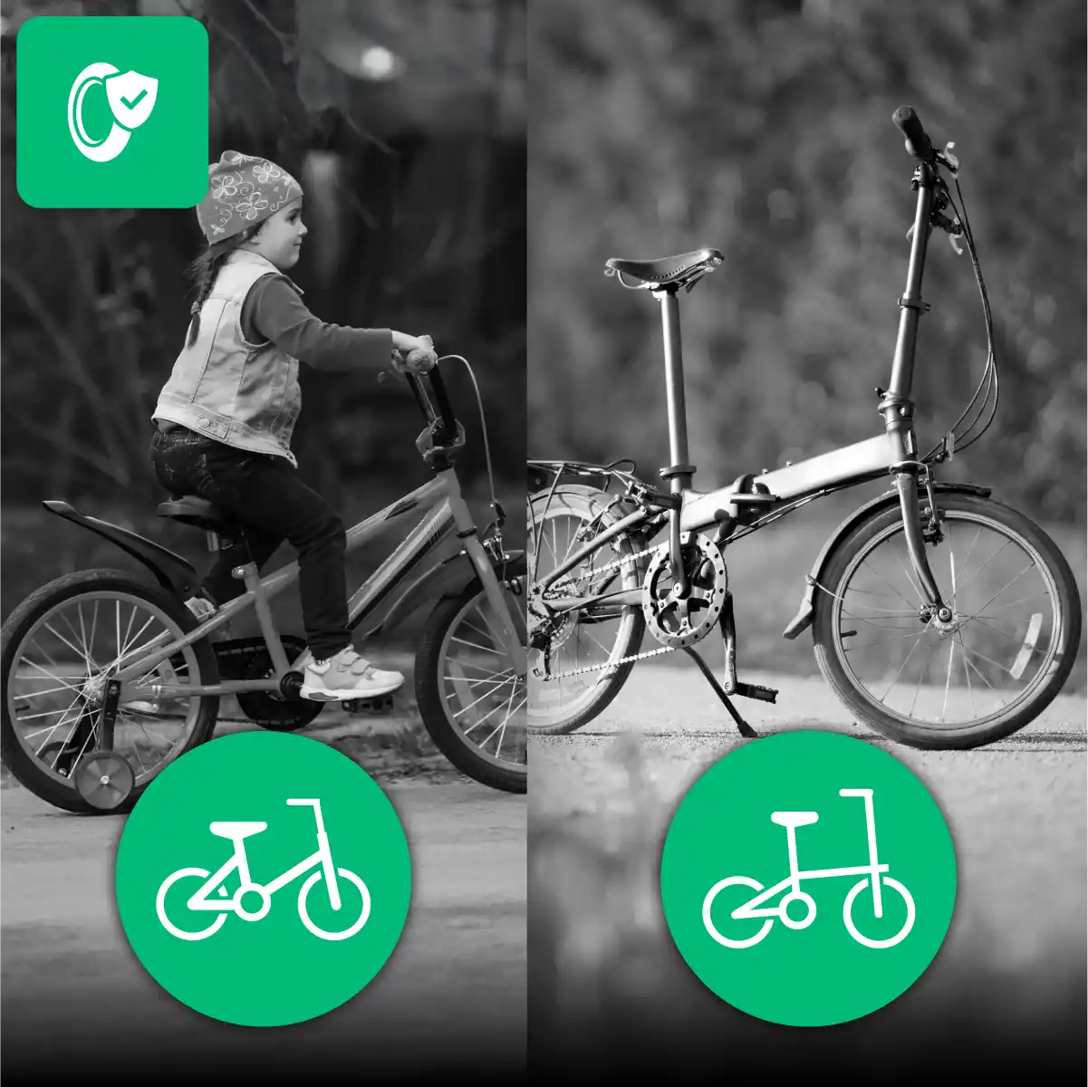 Cámara de aire neumático bicicleta niño 20x2.50 > 3.00 válvula schrader 40mm