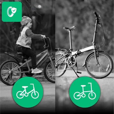 Cámara de aire neumático bicicleta niño 20x2.50 > 3.00 válvula schrader 40mm