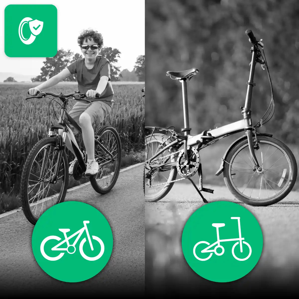 Cámara de aire neumático bicicleta niño 24x1.50 > 1.85 válvula Schrader