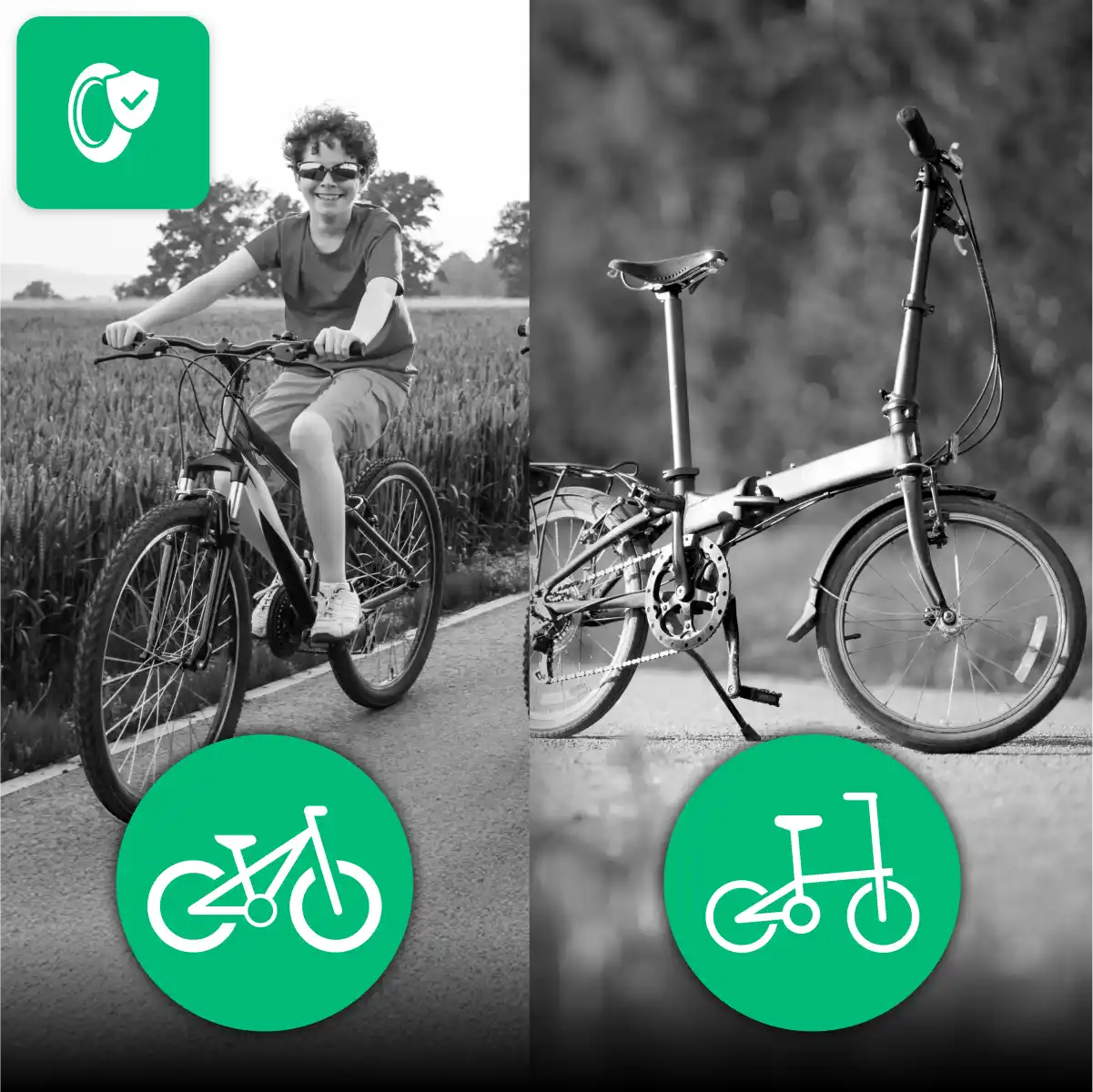 Cámara de aire neumático bicicleta niño 24x1.50 > 1.85