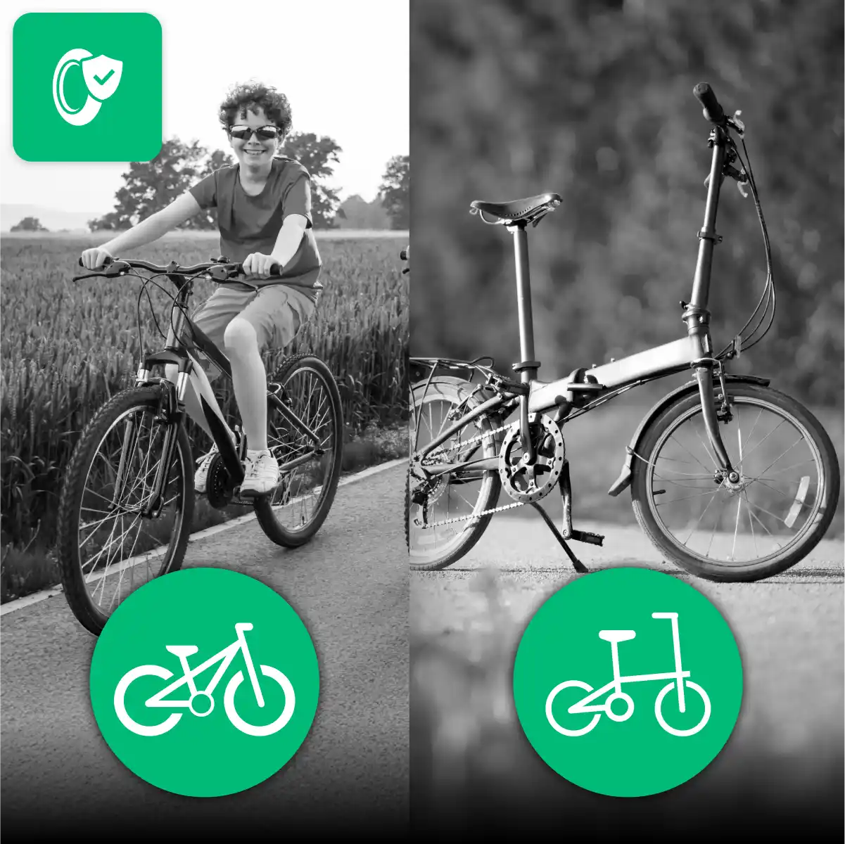 Cámara de aire neumático bicicleta niño 24x1.90 > 2.40 válvula schrader