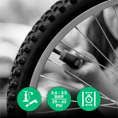 Cámara de aire neumático bicicleta plegable 20x2.50 > 3.00 válvula schrader 40mm