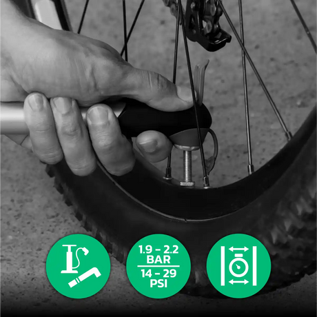 Cámara de aire neumático bicicleta plegable 24x1.50 > 1.85 válvula presta 40mm