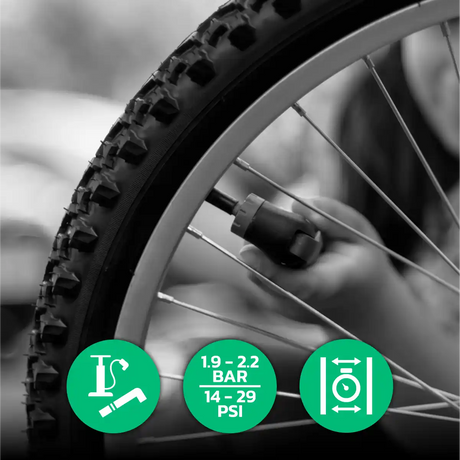 Cámara de aire neumático bicicleta plegable 24x1.50 > 1.85 válvula schrader 40mm