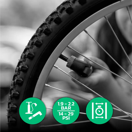 Cámara de aire neumático bicicleta plegable 24x1.90 > 2.40 válvula schrader