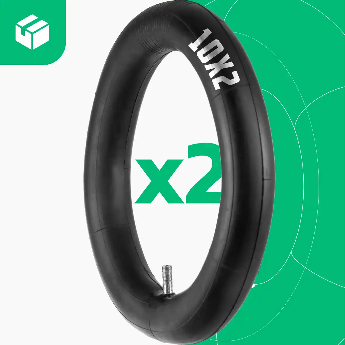 Cámara de aire carrito 10x2