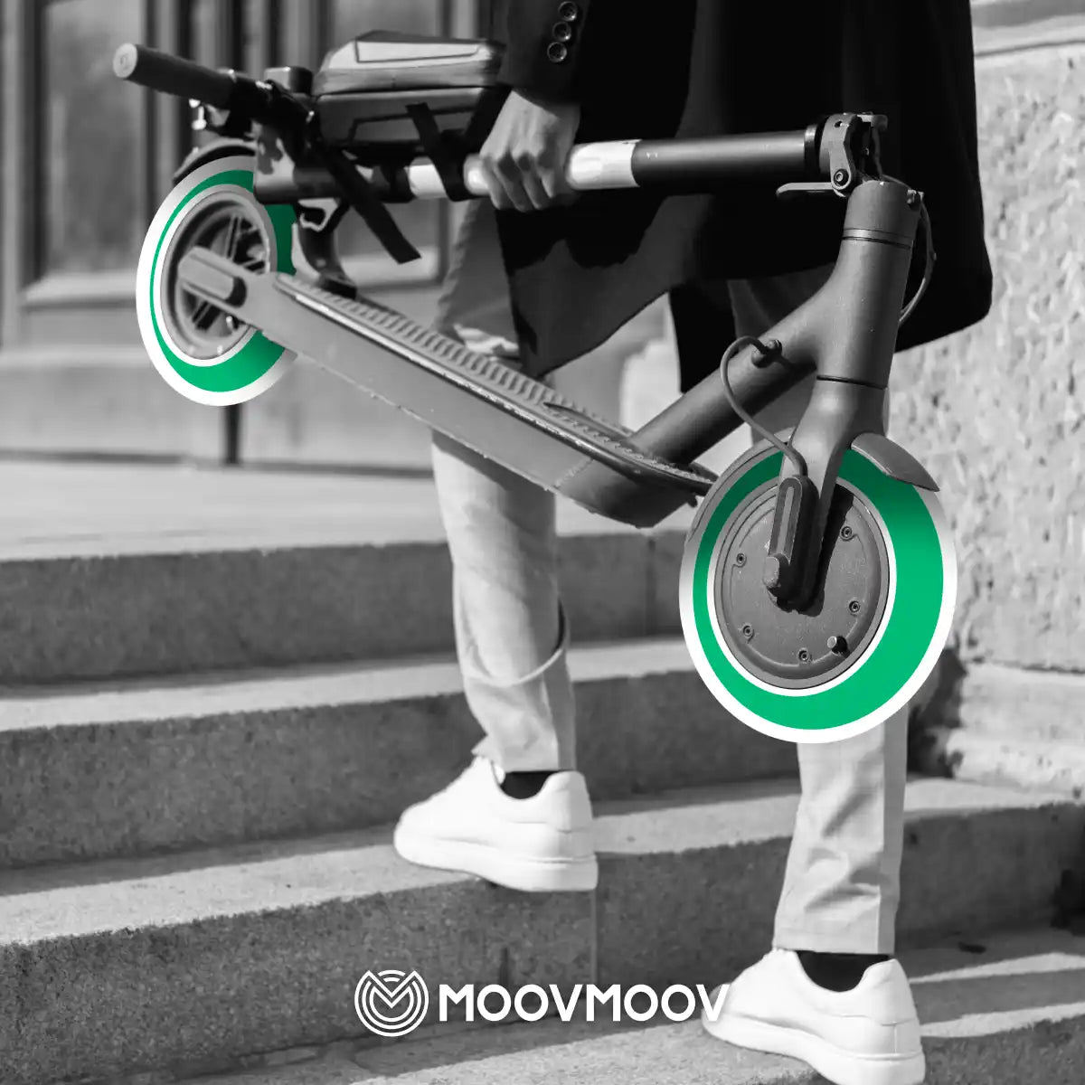 Cámara de aire scooter válvula acodada 10x2.5