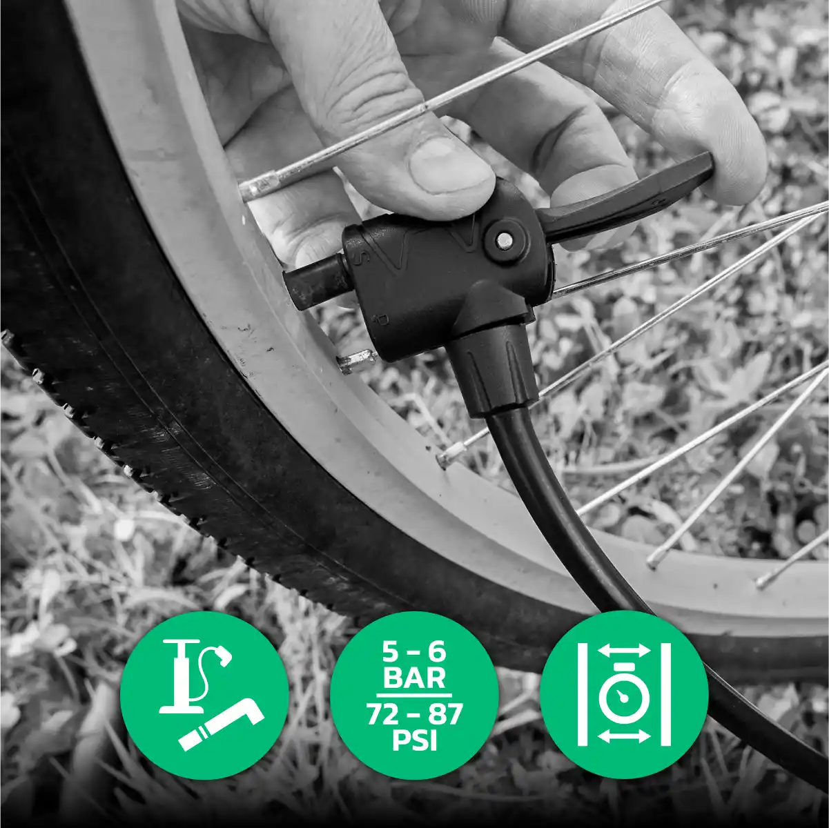 Cámara de aire bicicleta ruta 700cx35-43 válvula schrader 40mm