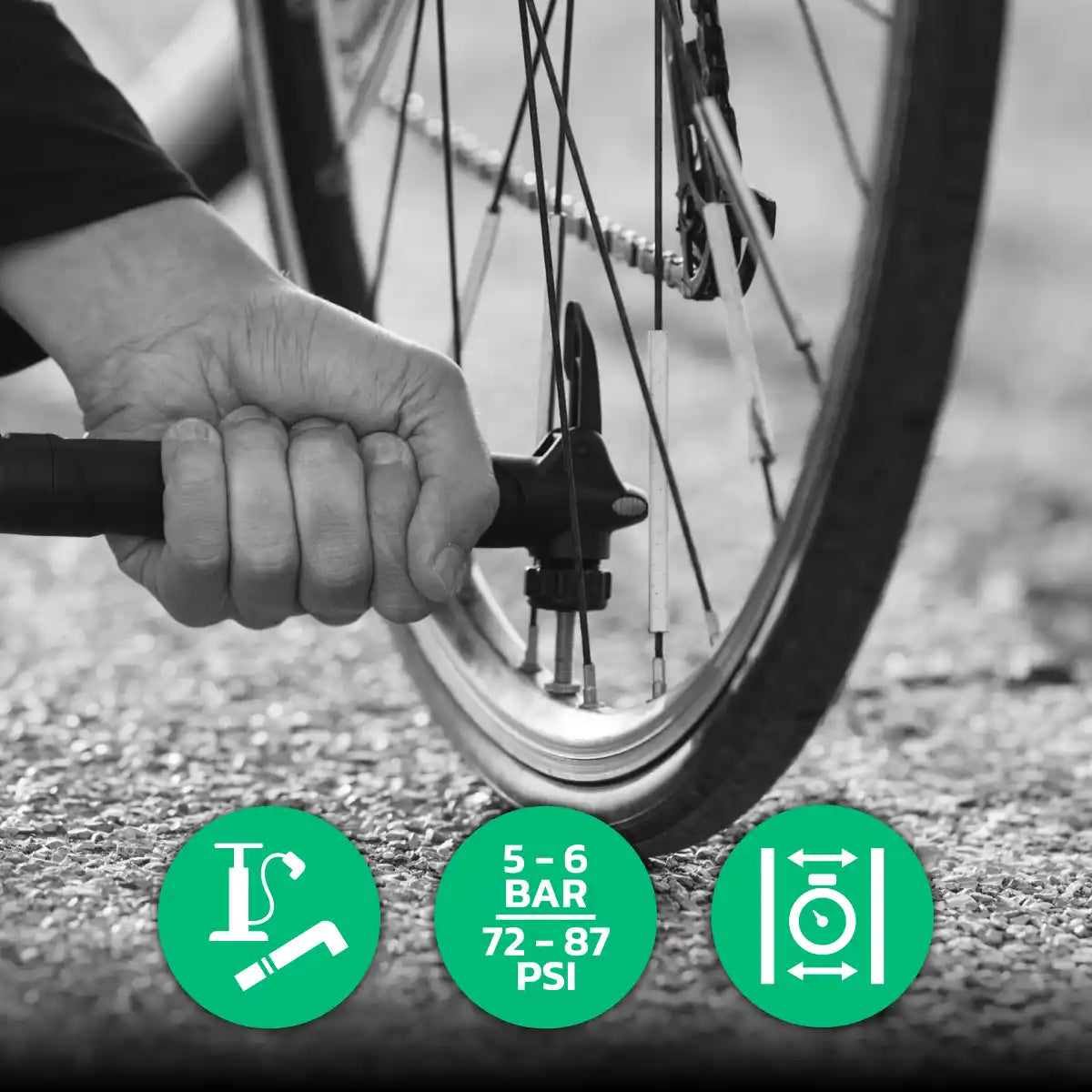 Cámara de aire bicicleta ciudad 27.5x2.00 > 2.40 válvula schrader 40mm