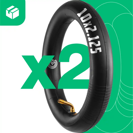 Cámaras de aire 10x2.125 válvula curva 70/90