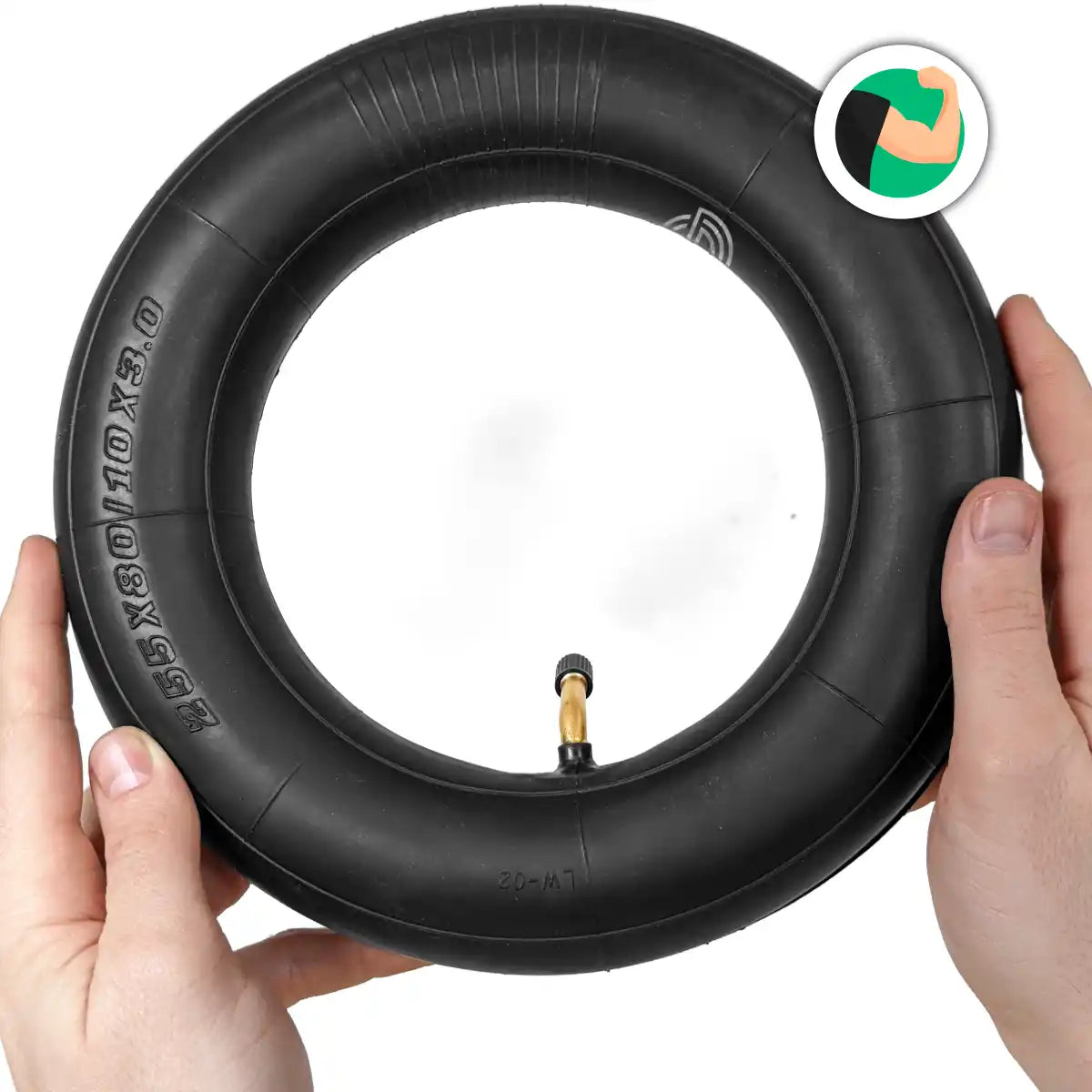 Cámaras de aire 255 x 80 10 pulgadas válvula acodada