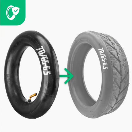 Cámaras de aire 70/65-6.5 válvula acodada 70/0 resistentes