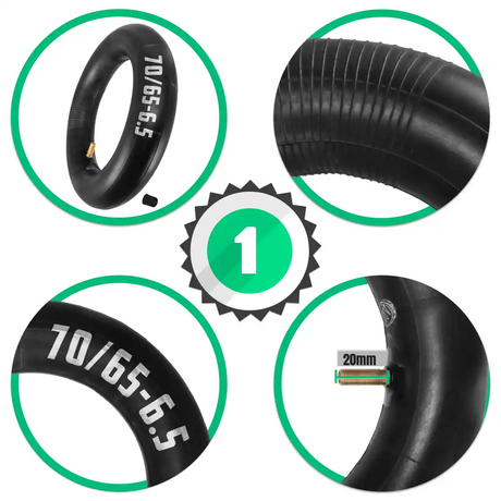 Cámaras de aire 70/65 válvula recta