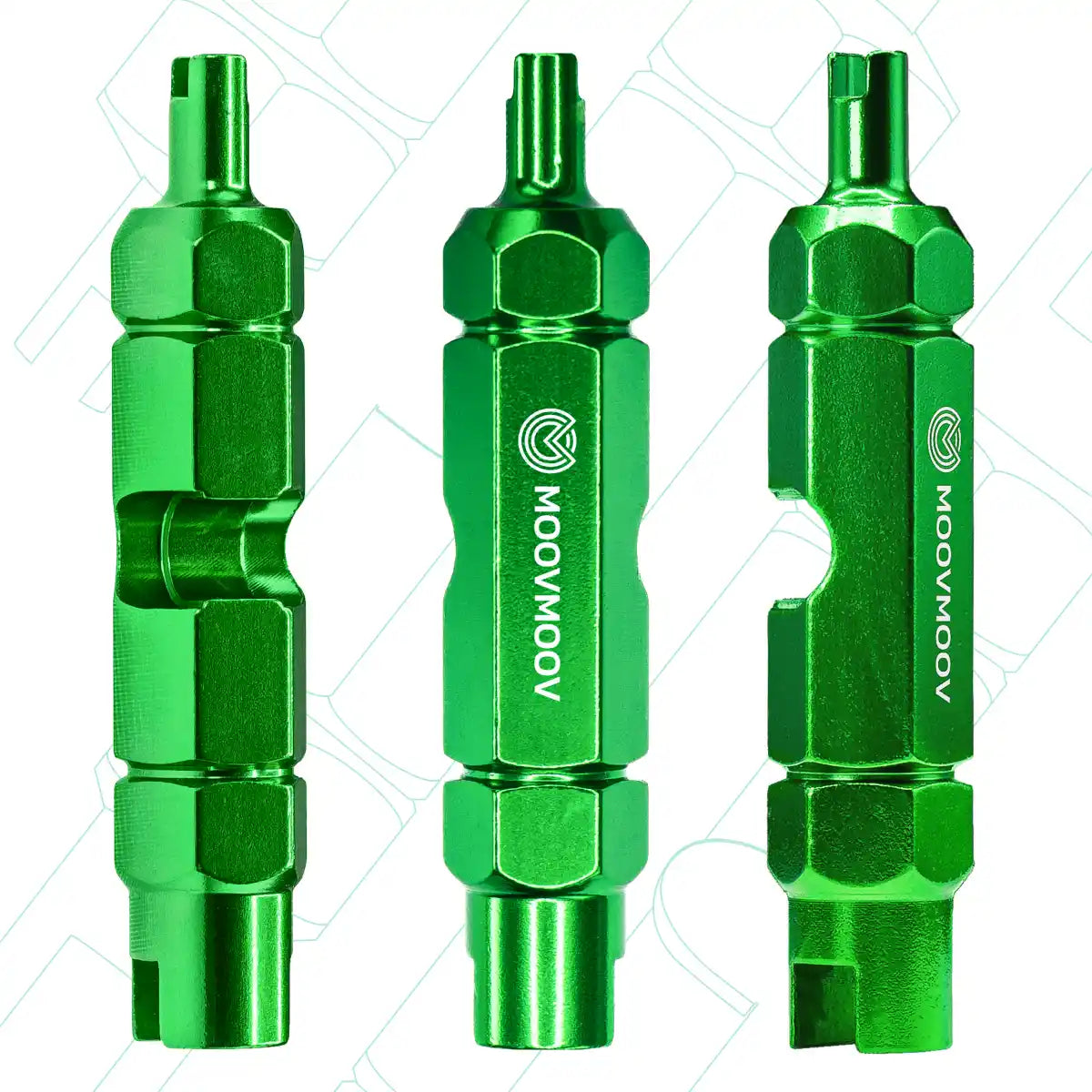 Desmontar válvula de obús Schrader y Presta 54mm bicicleta