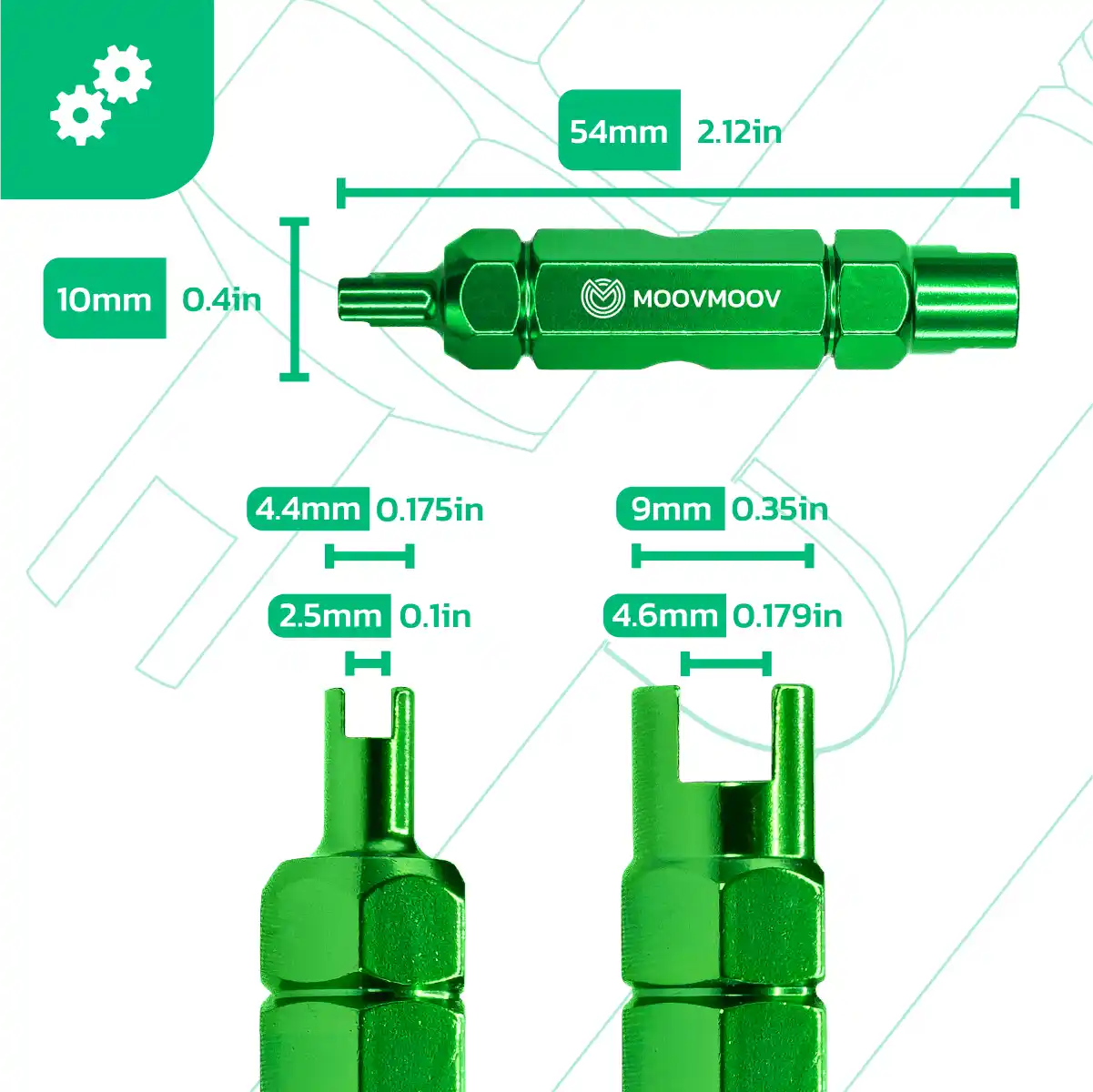 Desmontar válvula de cámara de aire extensión de válvula