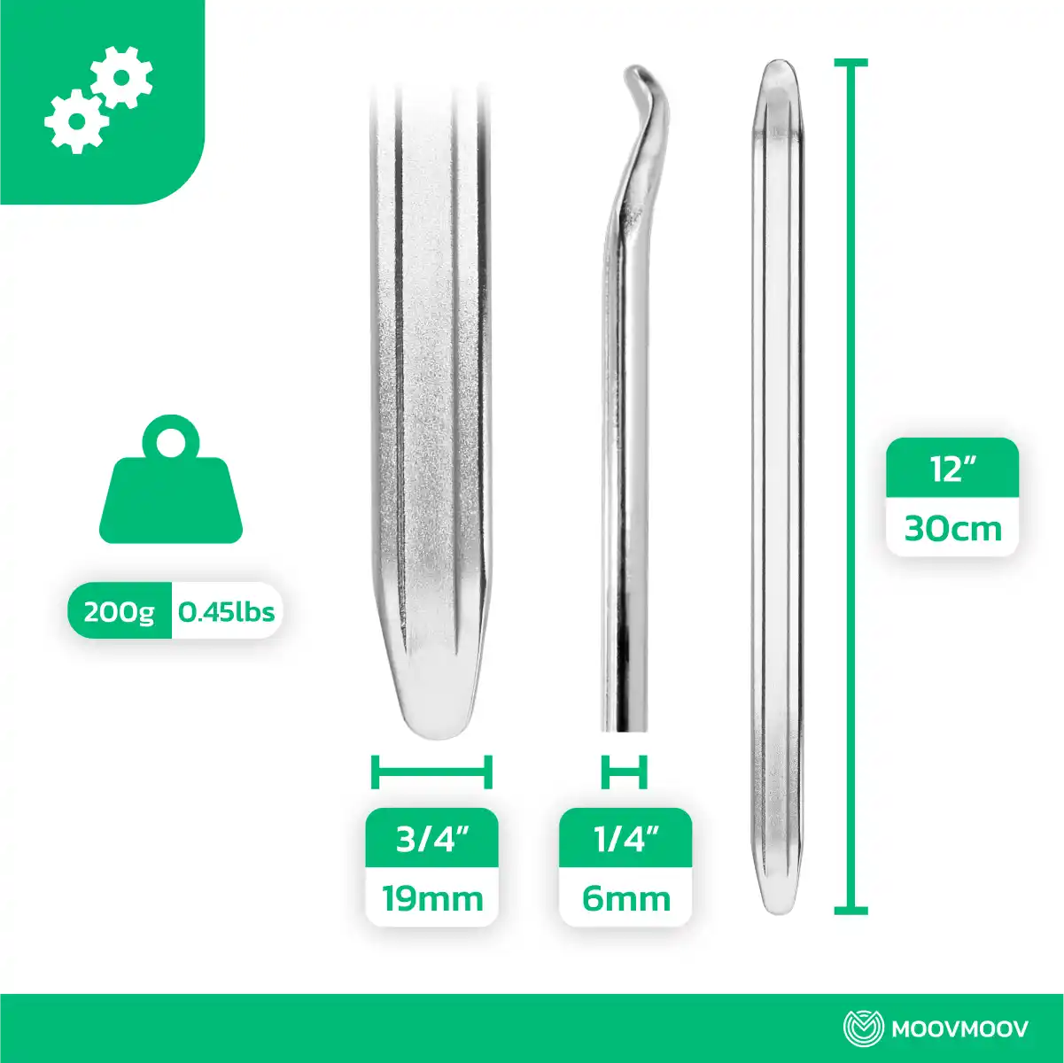 Neumáticos ultra resistentes desmontables