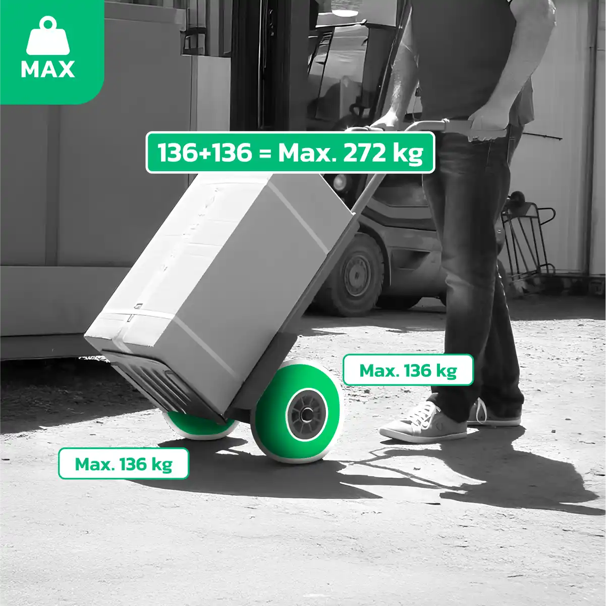 Neumático 3.00-4 carretilla resistente con tapa autoblocante