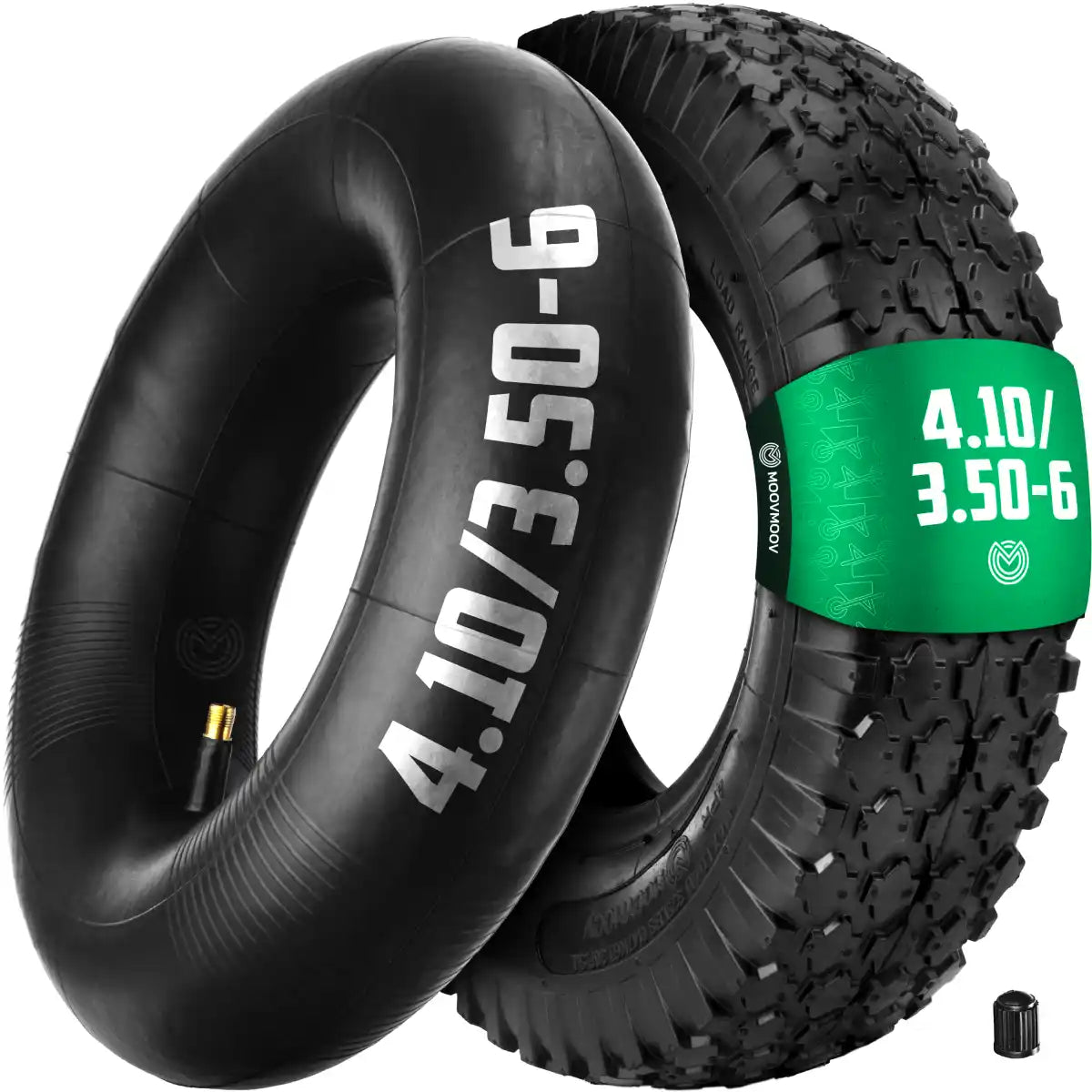 Neumático 3.50-6 con Cámara de aire Válvula recta