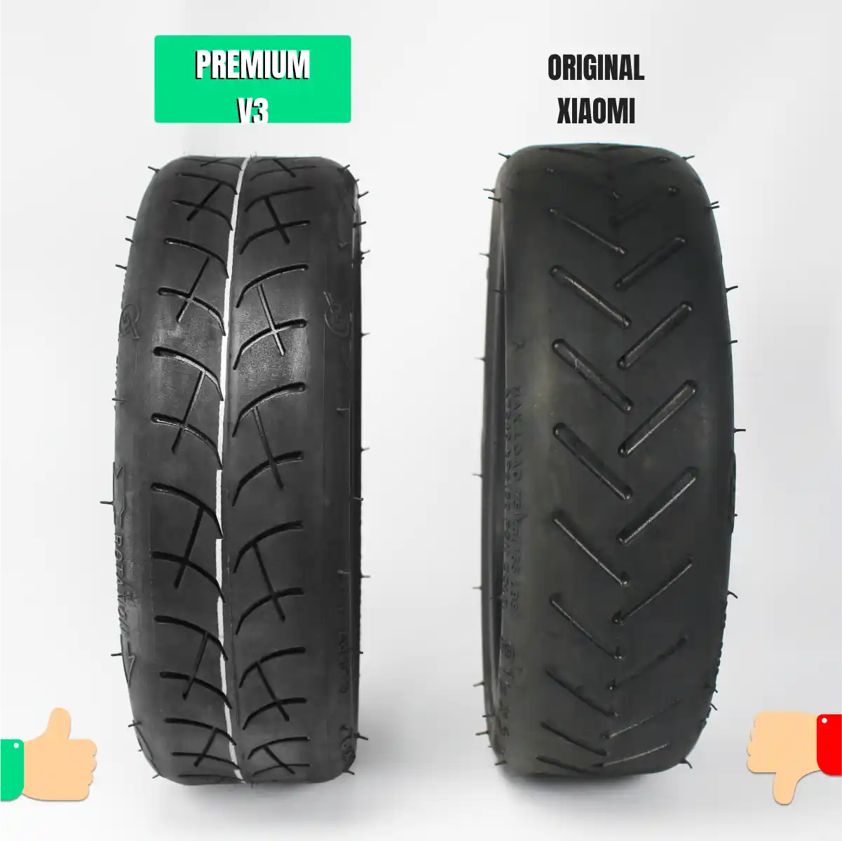 Neumático cámara de aire y accesorio patinete eléctrico