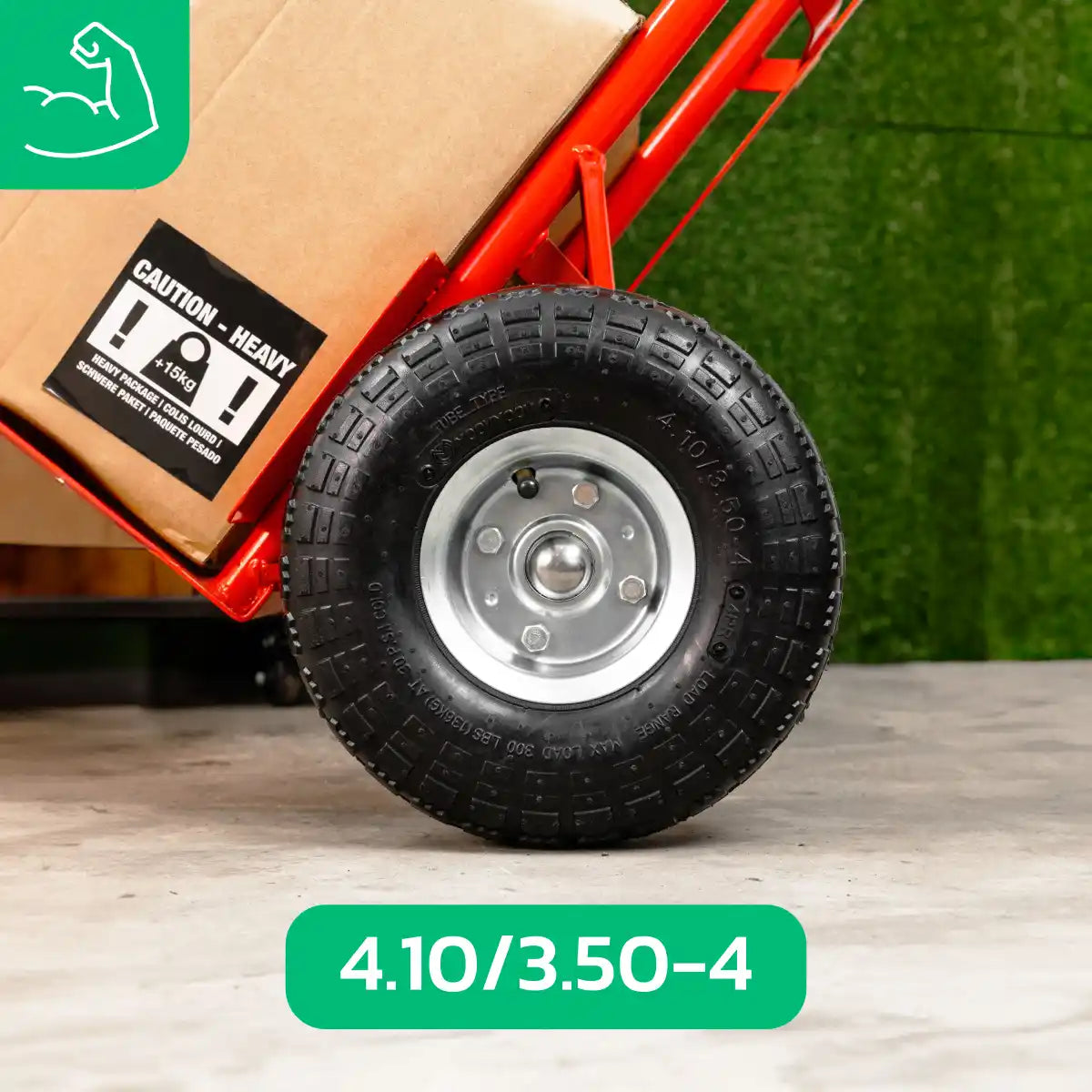 Neumático inflable 4.10/3.50-4