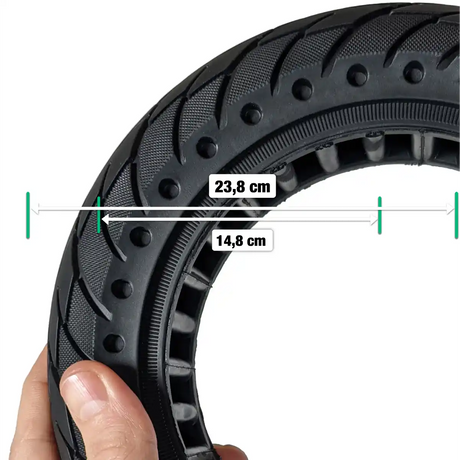 Neumático macizo patinete 10x2 5
