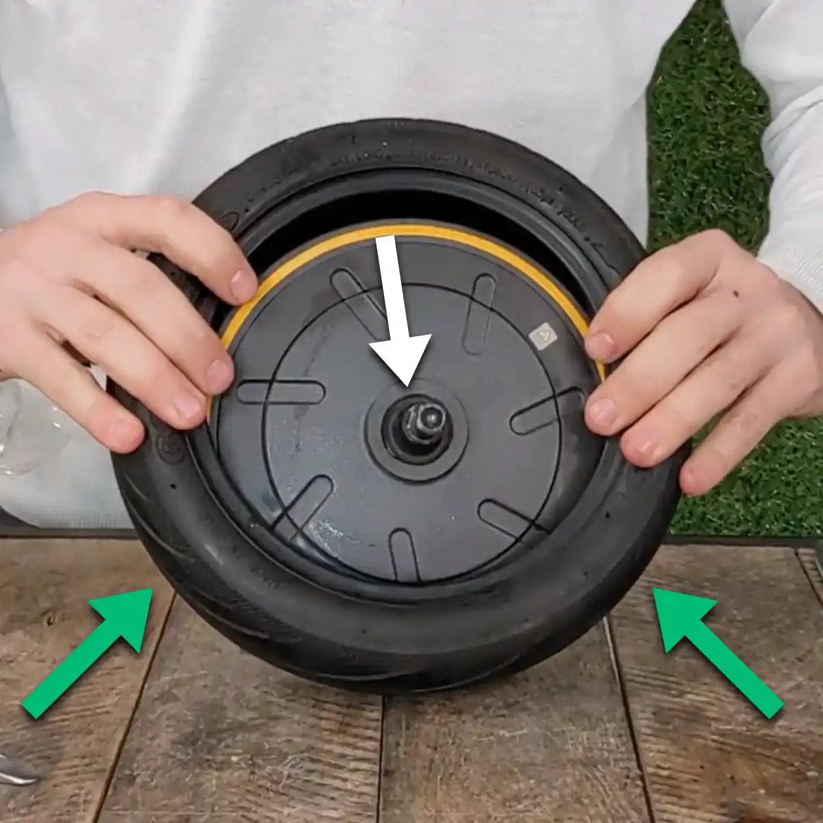 Neumático sin cámara 60 70 6 5 con gel antipinchazos