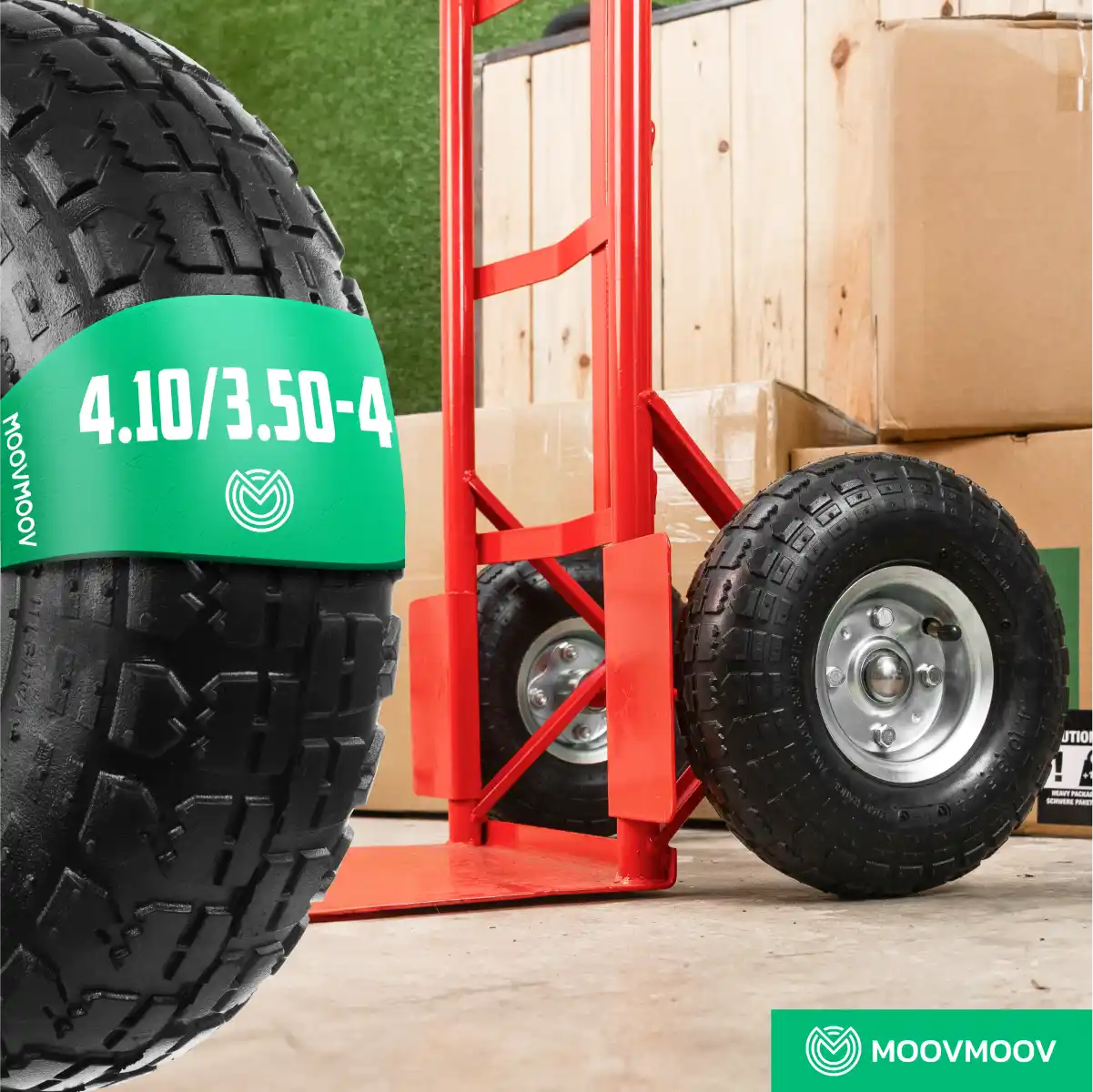 Neumáticos inflables diablo 4.10/3.50-4 llanta de acero agujero 20mm