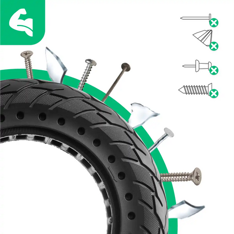 Rueda maciza de 10 pulgadas para patinete eléctrico