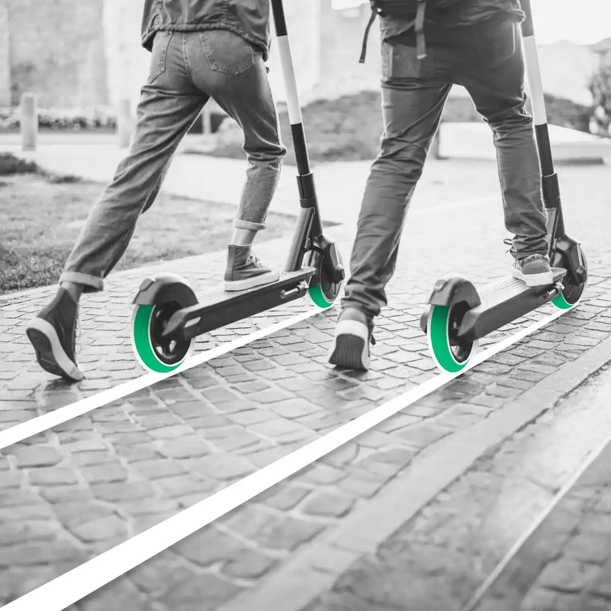 Patinete eléctrico neumático inflable 10x2.5