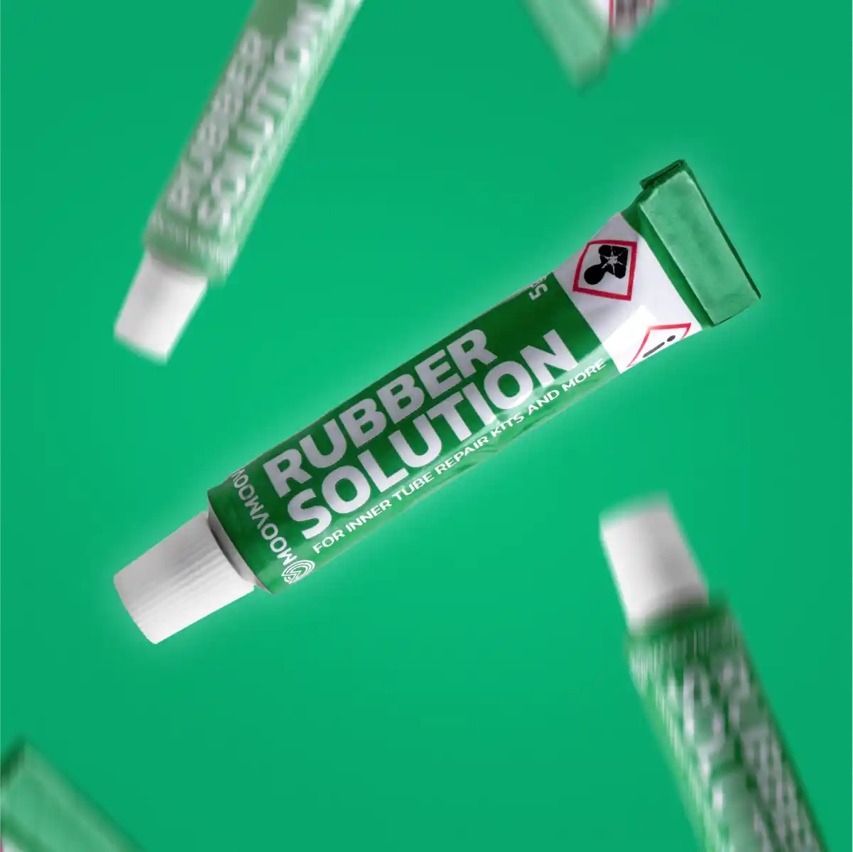 Tubo pegamento parche bicicleta