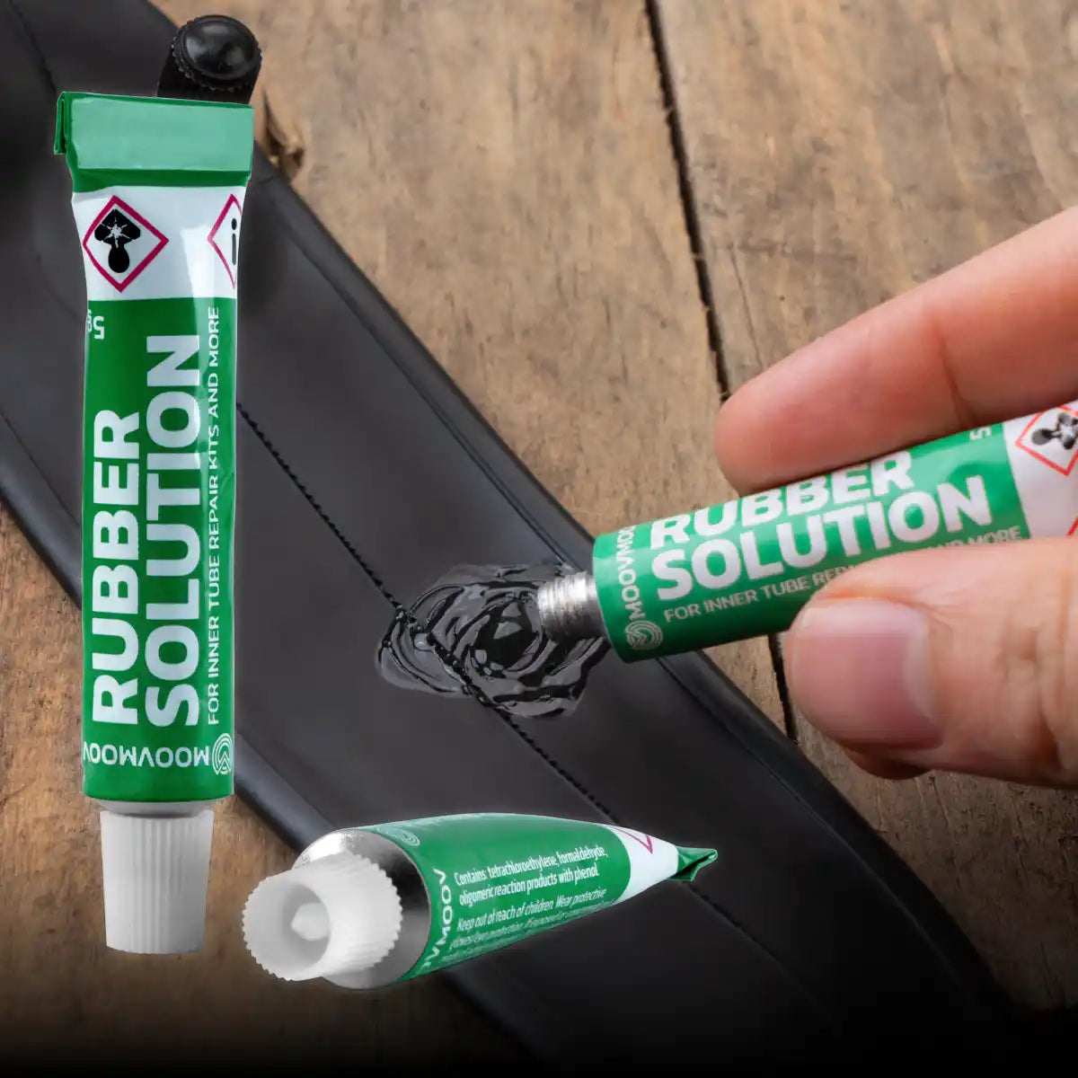 Tubo pegamento parche