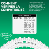 Chambre à air 4.50/5.00-18 valve droite (TR4)